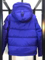 Burberry men's Hooded Quilted Nylon Down Jacket with Detachable Sleeves 