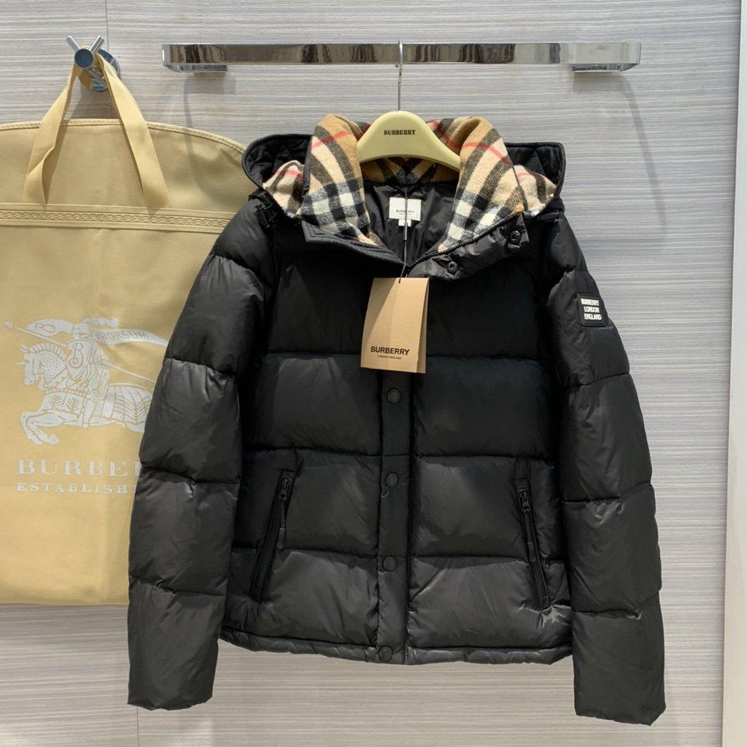 Burberry Men's Hooded Quilted Puffer Jacket