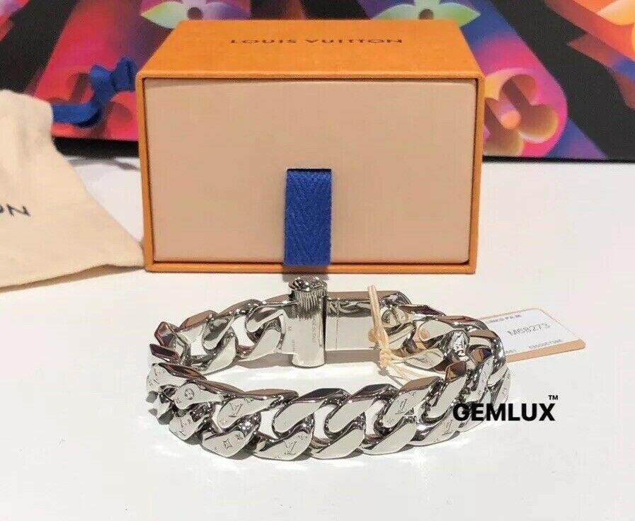               Chain Links Patches Bracelet Cuban Gold Silver Virgil Abloh cheap  2