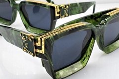               1.1 Millionaires Sunglasses Green Marble     ashion eyewears 