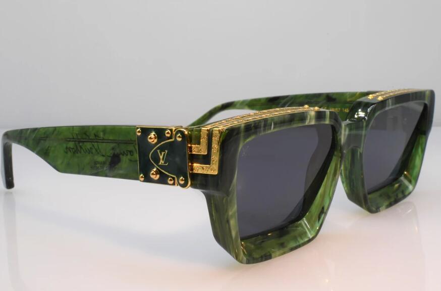               1.1 Millionaires Sunglasses Green Marble     ashion eyewears  2