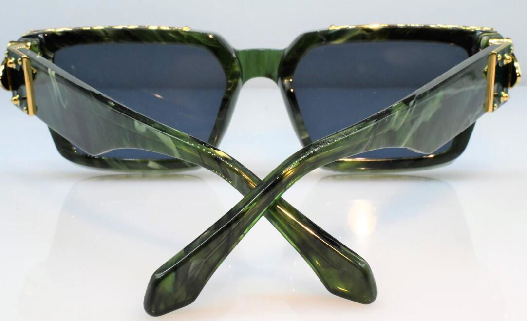 Louis Vuitton 1.1 Millionaires Sunglasses Green Marble