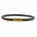 Women Mens Louis Vuitton Bracelet ‘keep It’ Bracelet Damier Graphite fashion lv