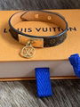 Women Mens Louis Vuitton Bracelet ‘keep It’ Bracelet Damier Graphite fashion lv