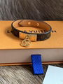 Women Mens Louis Vuitton Bracelet ‘keep It’ Bracelet Damier Graphite fashion lv