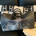               Keepall Monogram Travel Bag Eclipse Shoulder Strap Duffle Handbag  11