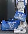               Keepall Monogram Travel Bag Eclipse Shoulder Strap Duffle Handbag  12
