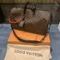 Louis Vuitton Keepall Monogram Travel Bag Eclipse Shoulder Strap Duffle Handbag 