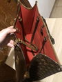 Louis Vuitton Onthego Tote Bag Print Reverse On The Go Monogram luxury Brand bag