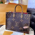               Onthego Tote Bag Print Reverse On The Go Monogram luxury Brand bag 18