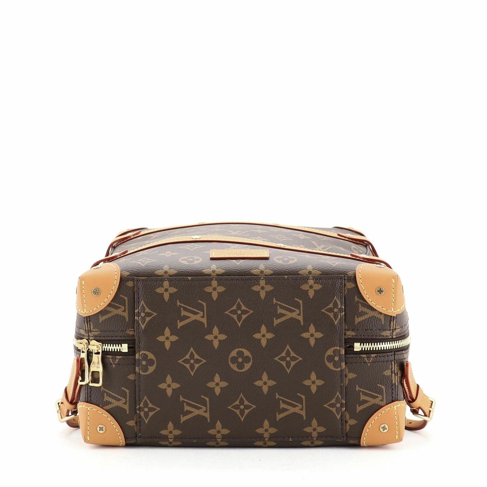               Soft Trunk Backpack Monogram Canvas PM Men Women fashion brand bag 3