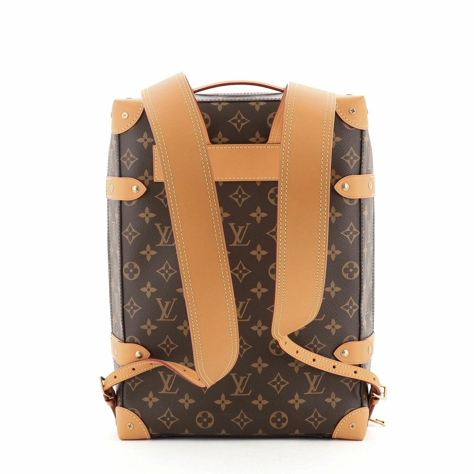               Soft Trunk Backpack Monogram Canvas PM Men Women fashion brand bag 4