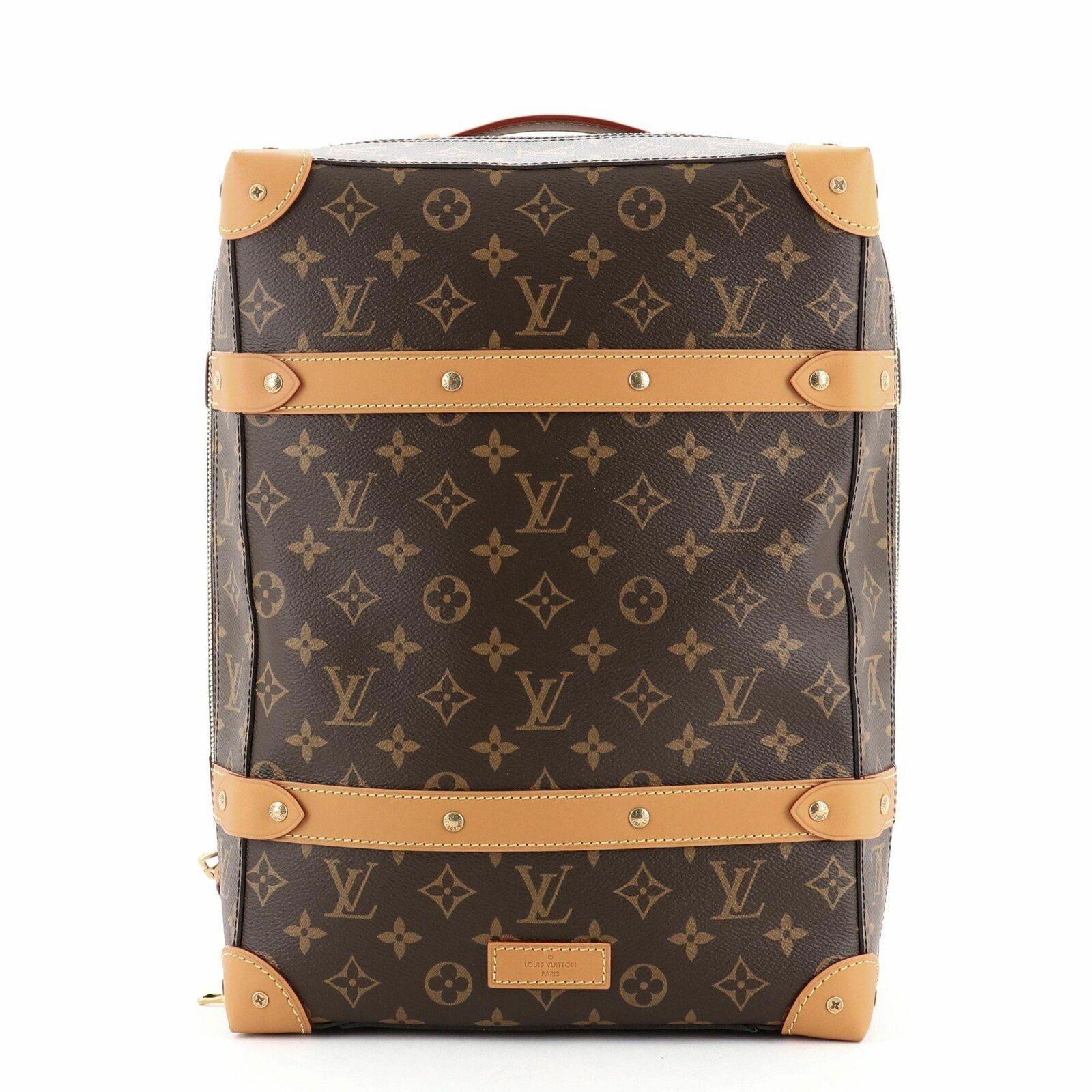 Louis Vuitton Soft Trunk Backpack Monogram Canvas PM Men Women fashion brand bag