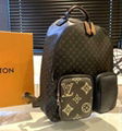               Soft Trunk Backpack Monogram Canvas PM Men Women fashion brand bag 9