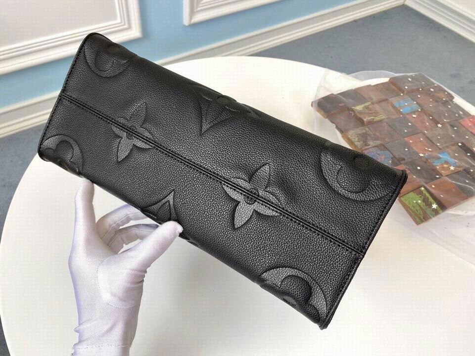 Louis Vuitton Onthego GM Monogram Empreinte Leather Black