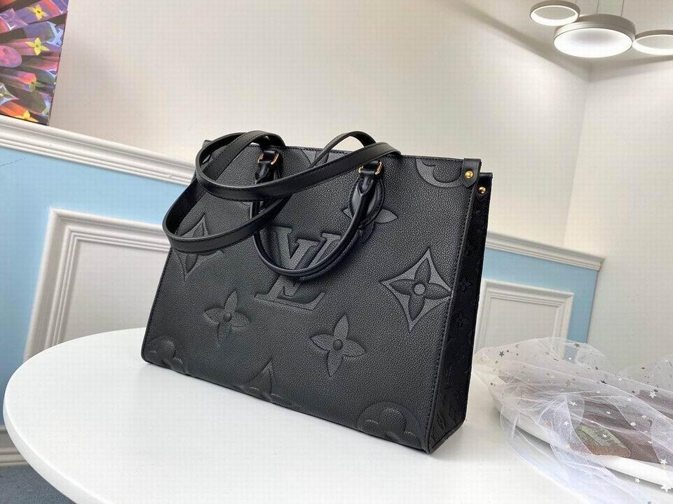 Louis Vuitton Onthego GM Monogram Empreinte Leather Black