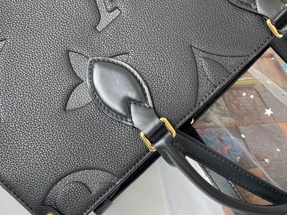 Louis Vuitton Onthego GM Monogram Empreinte Leather Black
