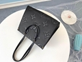 Louis Vuitton Onthego GM Monogram Empreinte Leather Black