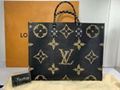 Louis Vuitton Giant Logo Jungle Collection ONTHEGO Tote Bag Monogram handbags