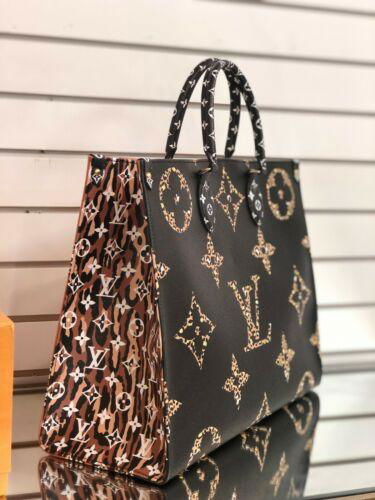 Louis Vuitton Giant Logo Jungle Collection ONTHEGO Tote Bag Monogram handbags