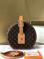 Louis Vuitton Monogram 2way Crossbody Hand Bag Petite Boite Chapeau LV Monogram 