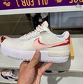      Air Force 1 Shadow Pale Ivory      LEATHER SNEAKERS women 13