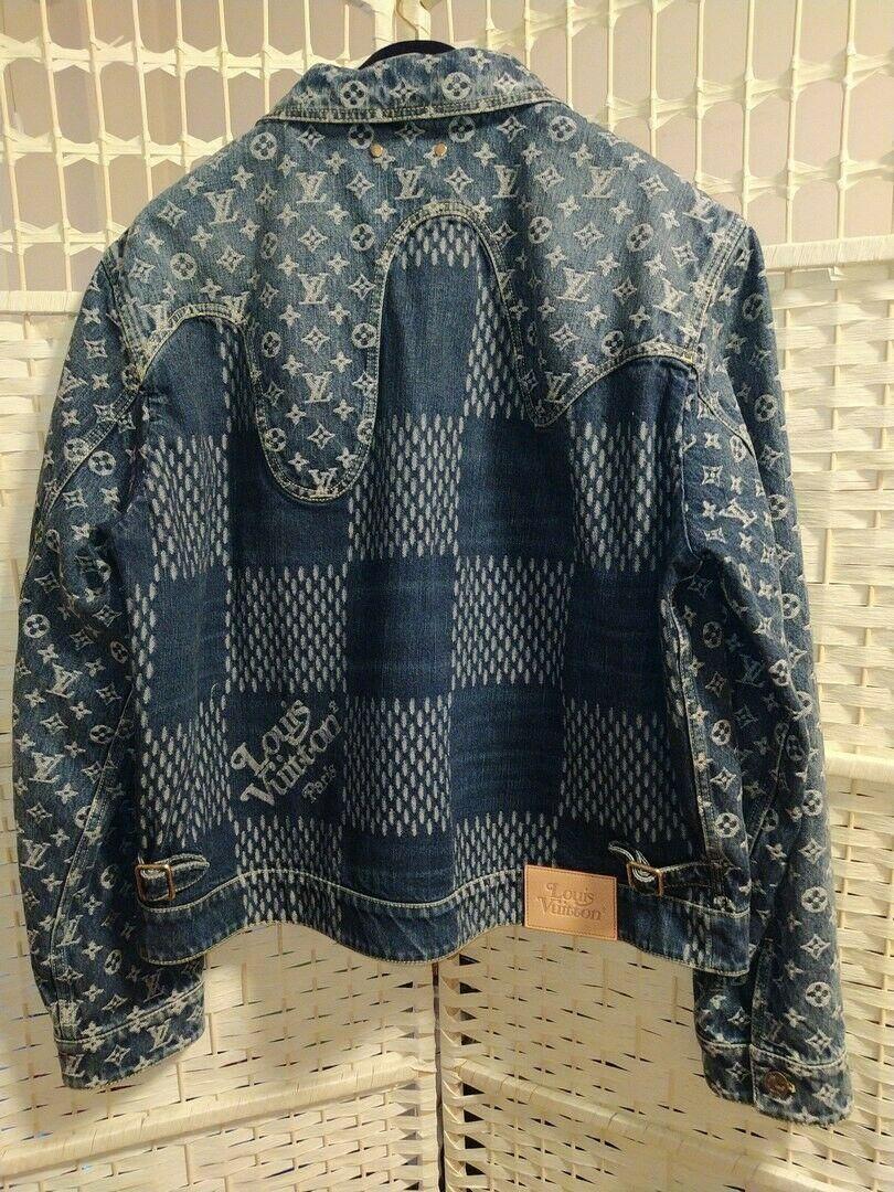               Nigo Damier Waves Monogram Men fashion     enim Jacket cheap sale 2