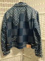 Louis Vuitton Nigo Damier Waves Monogram Men fashion LV Denim Jacket cheap sale