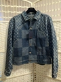 Louis Vuitton Nigo Damier Waves Monogram Men fashion LV Denim Jacket cheap sale