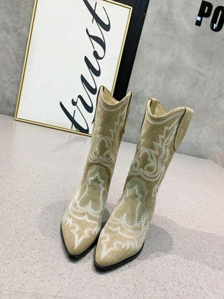 Isabel Marant Women's Etoile dallin Cowboy Boots 4