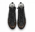 Louis Vuitton STELLAR SNEAKER BOOT LV  Embossed lambskin Black sneaker boot