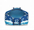               Escale Keepall 50 Duffle Bag M45117 Blue Monogram travel handbag  2