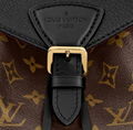 Louis Vuitton MONTSOURIS Monogram backpack LV Leather buckle backpack