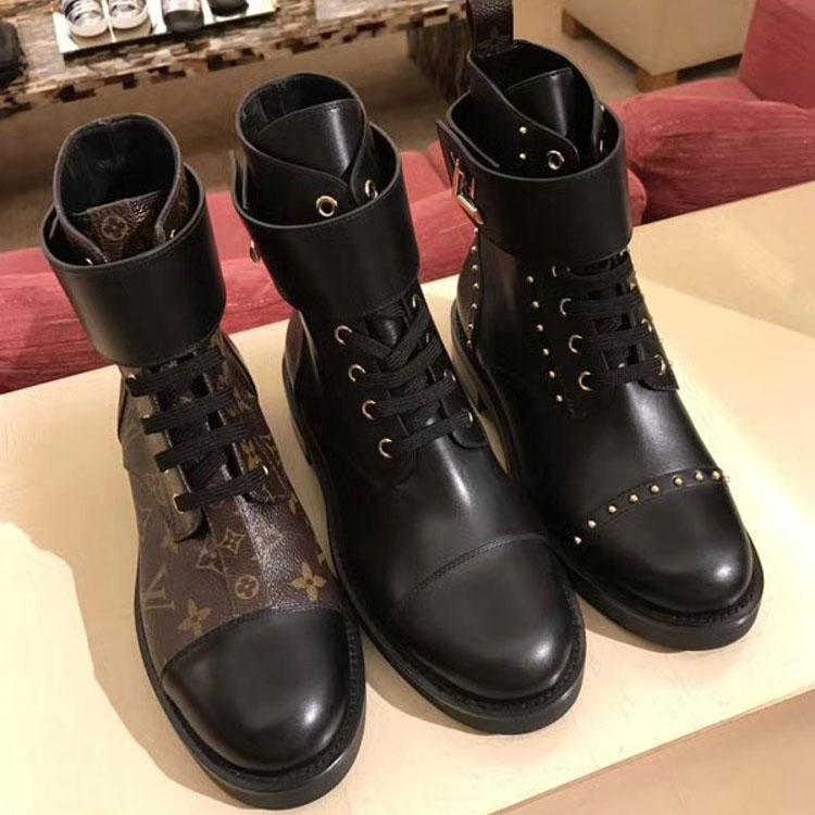 Louis Vuitton WONDERLAND Flat RANGER boots