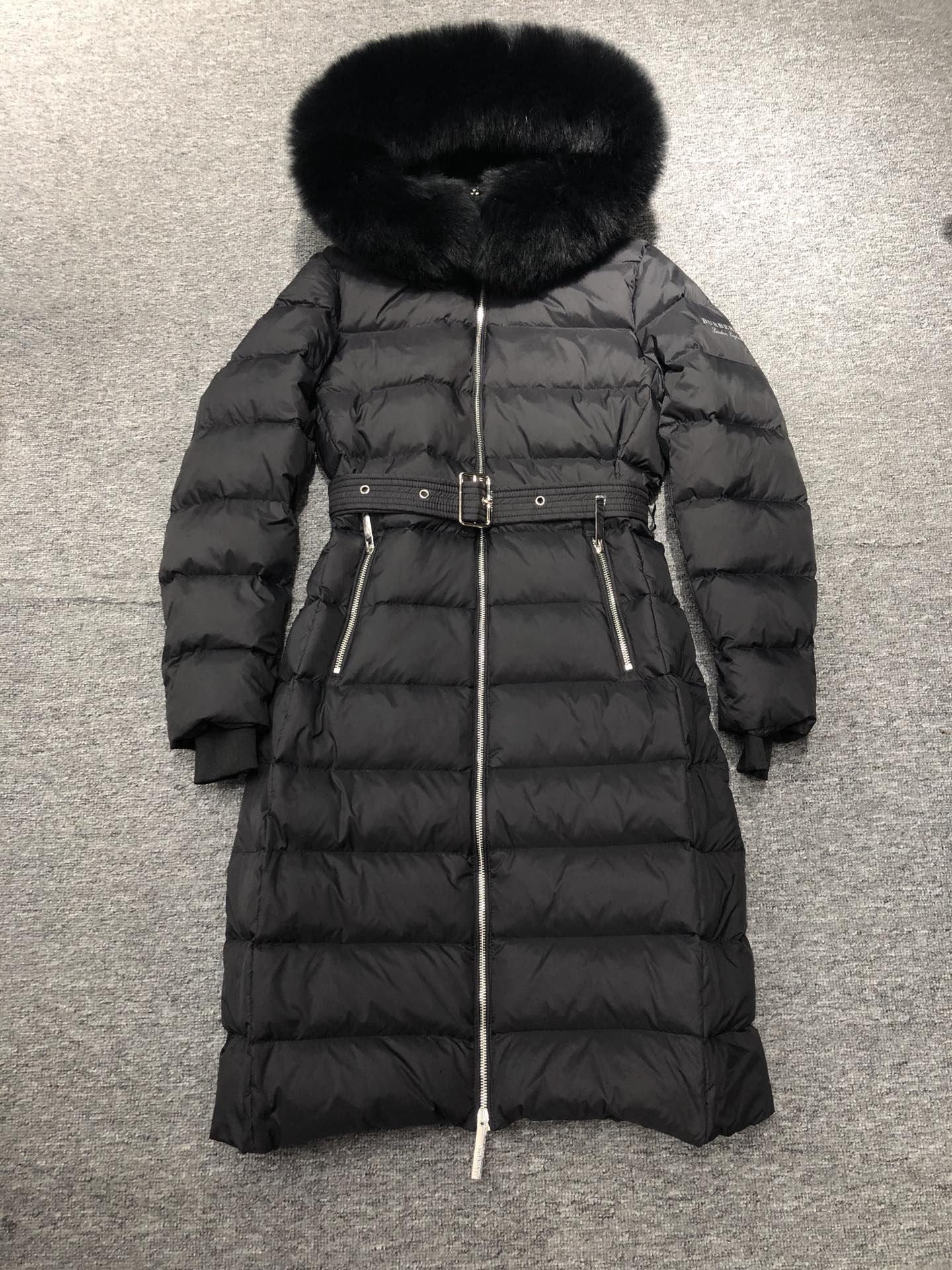 Burberry Belted Down Puffer Coat 