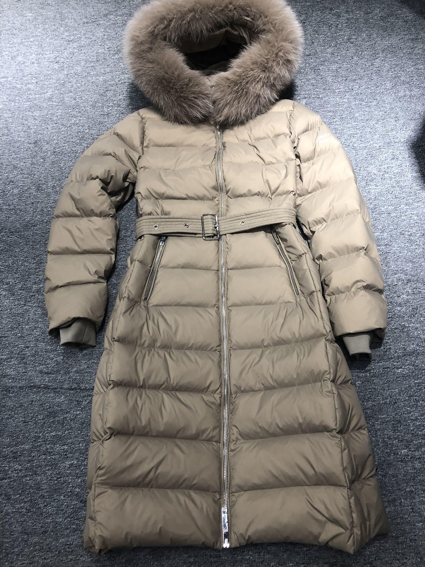 Burberry Belted Down Puffer Coat 