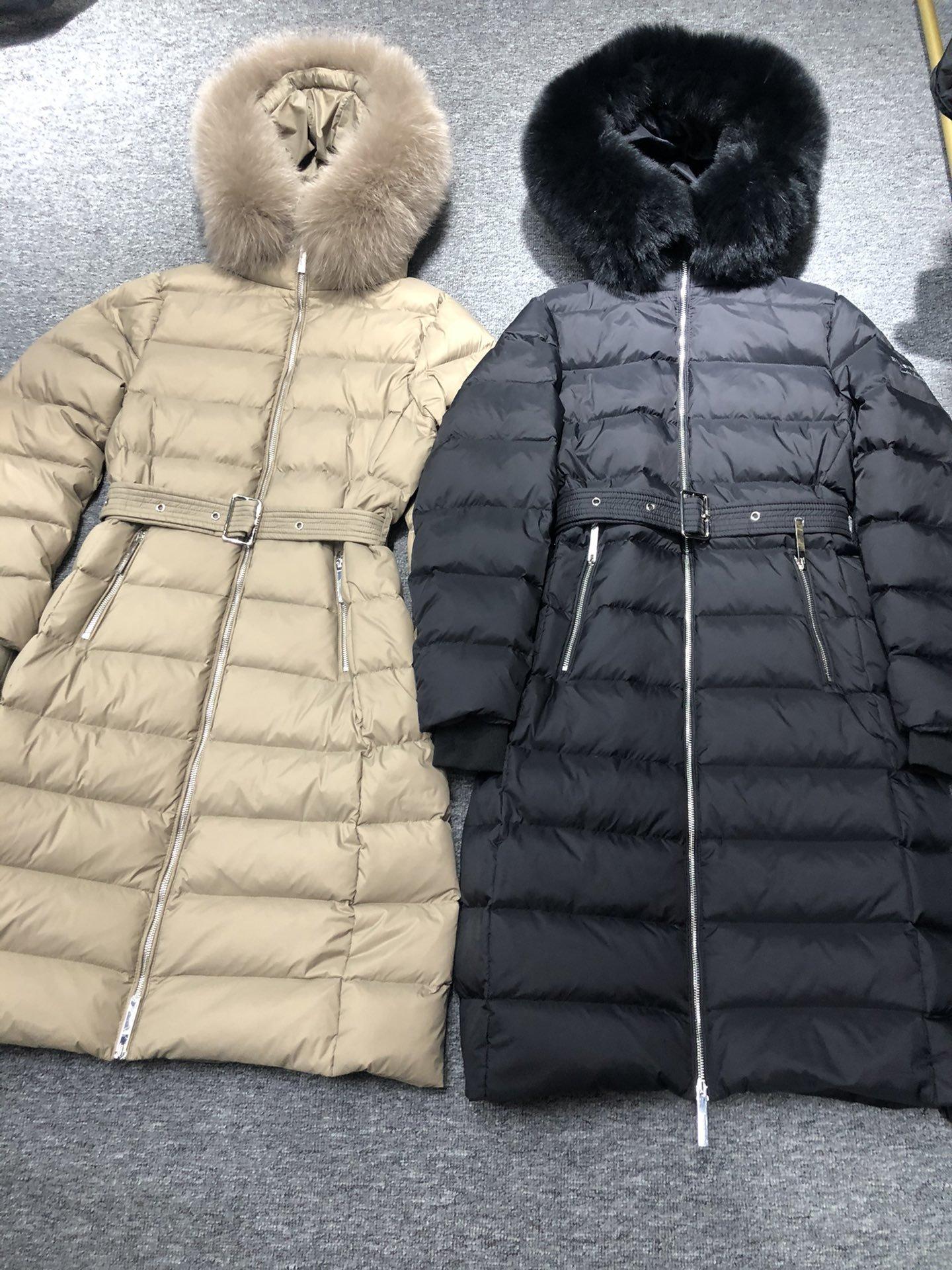 Burberry Belted Down Puffer Coat 