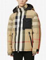 Burberry Rutland checked shell down puffer jacket