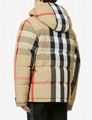 Burberry Rutland checked shell down puffer jacket