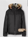 Burberry Rutland checked shell down puffer jacket