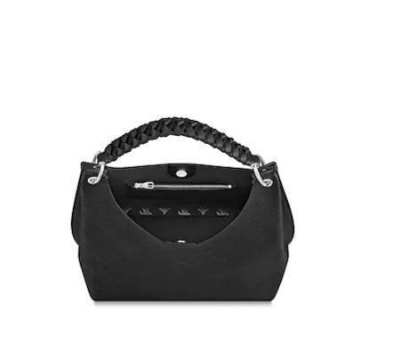 Louis Vuitton carmel mahina handbags BLACK