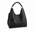 Louis Vuitton carmel mahina handbags BLACK