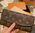 LOUIS VUITTON MONOGRAM ZIPPY WALLET ZIP AROUND LONG PURSE BROWN LV WALLET BAG 