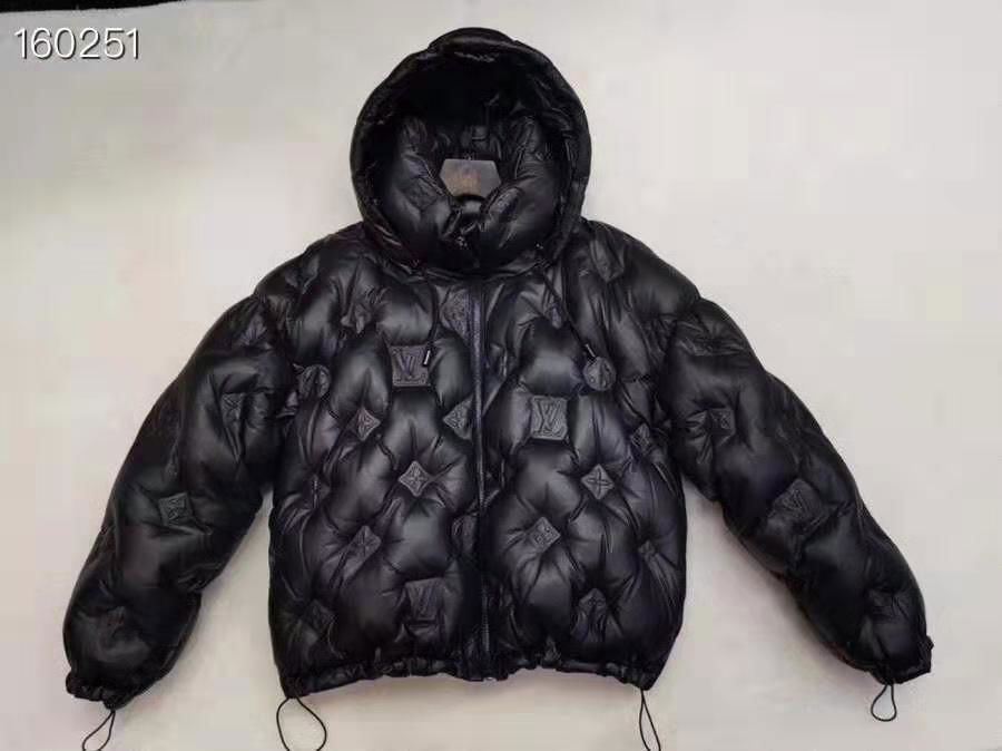 Louis Vuitton Boyhood Puffer Jacket Monogram FLOWER LEATHER DOWN JACKET LV coat