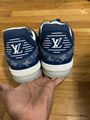 Louis Vuitton Men’s Denim Sneakers LV Virgil Abloh Monogram Canvas Eclipse shoes