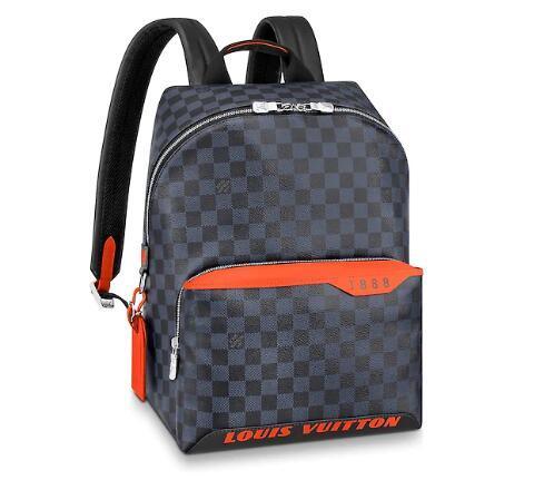               DAMIER COBALT RACE DISCOVERY BACKPACK MEN