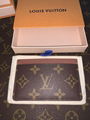 2020 LOUIS VUITTON Monogram Eclipse Taiga Coin Card Holder Reverse Monogram Card