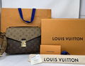 2020 New Louis Vuitton Pochette Metis Monogram Reverse Canvas Bag Purse M44876