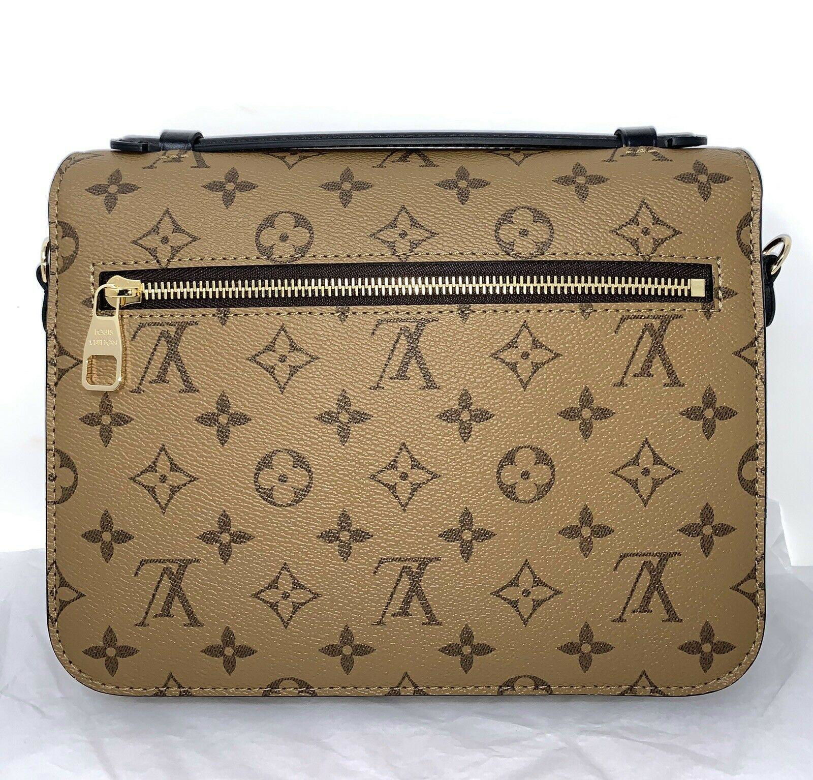 2020 New Louis Vuitton Pochette Metis Monogram Reverse Canvas Bag Purse M44876