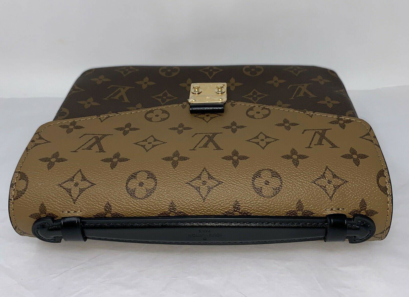 2020 New Louis Vuitton Pochette Metis Monogram Reverse Canvas Bag Purse M44876